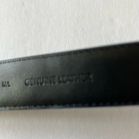 KURT GEIGER LONDON WOMENS QUILTED LEATHER BELT VINTAGE INDIGO BLUE SIZE M/L NWT - Picture 14 of 16